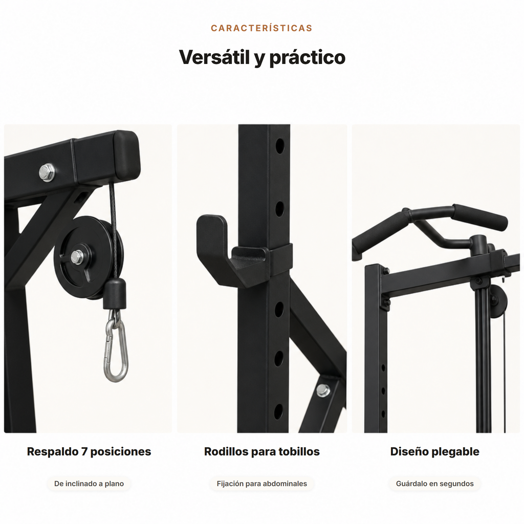 Klappbare Multifunktions-Trainings- oder Hantelbank