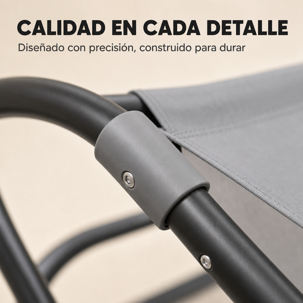 Lettino doppio da giardino tipo dondolo per 2 persone con parasole regolabile, cuscini, ruote e struttura in acciaio grigio 195x185x175 cm
