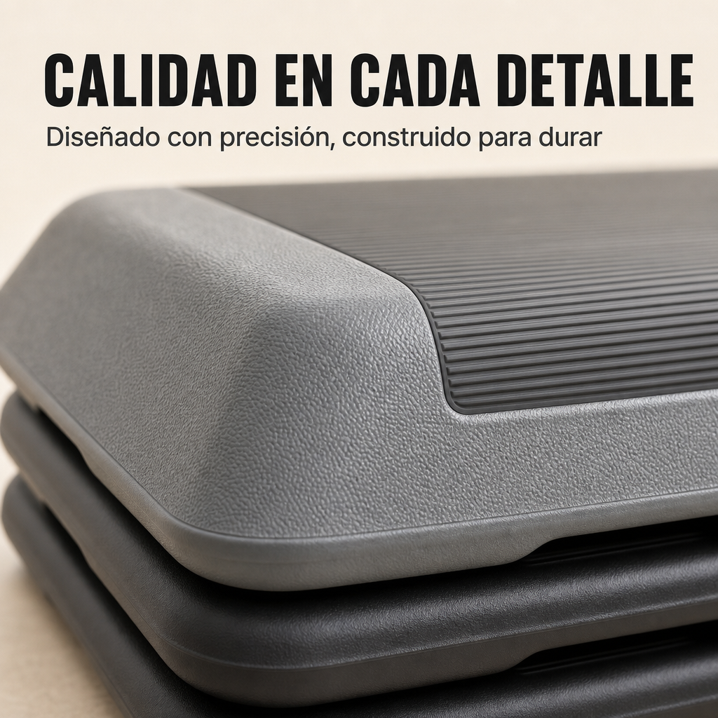 Banc step aérobique réglable antidérapant