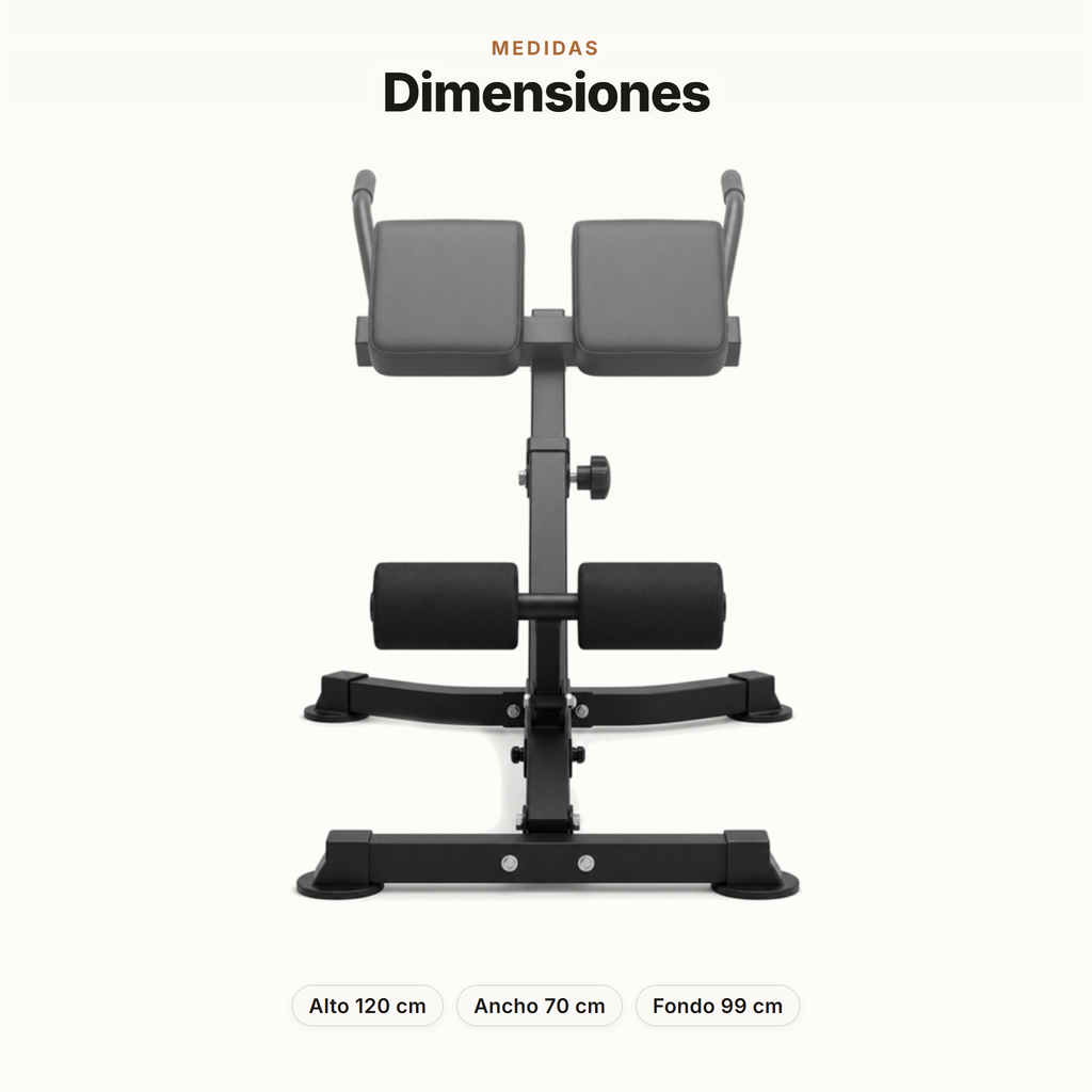 5-in-1 verstellbare Multifunktionsbank für Sit-ups, Hyperextension und Dips