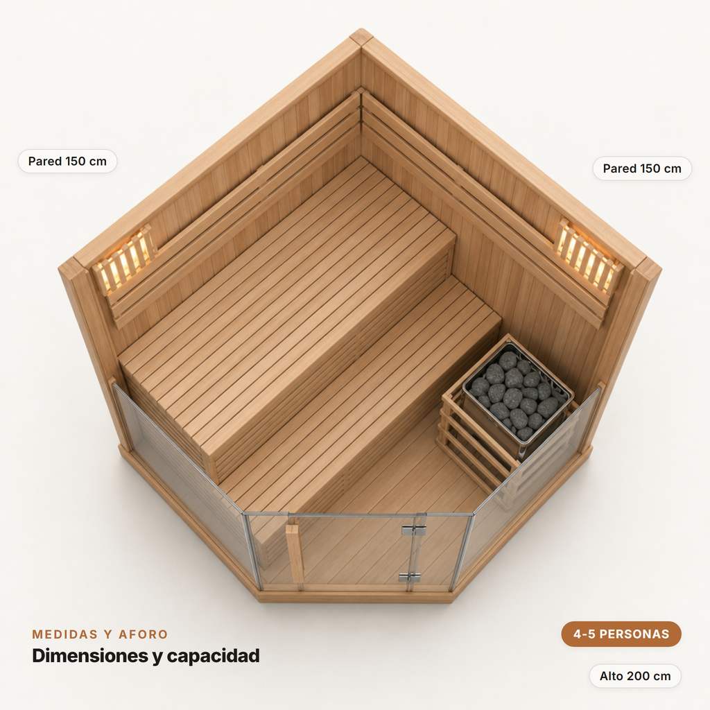Sauna für 2 Personen
