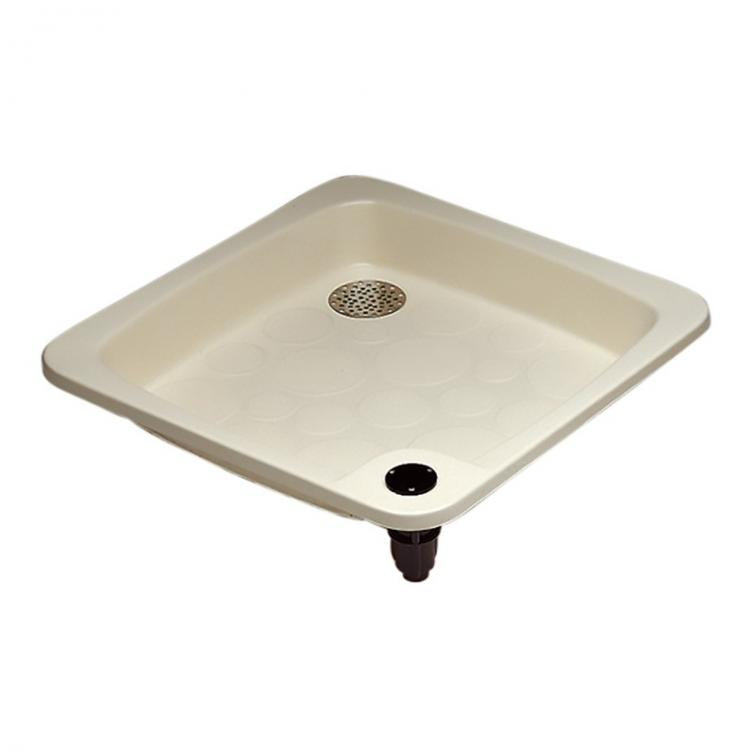 Astralpool - Shower tray 80x80 with anchor Ø43