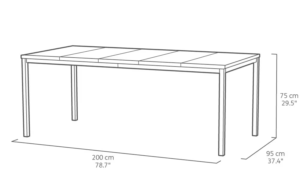 Keter - Ensemble d'extérieur Tarifa Lounge 4 places blanc