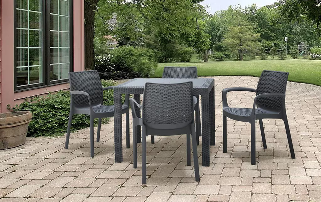 Keter - Ensemble d'extérieur Tarifa Lounge 4 places blanc