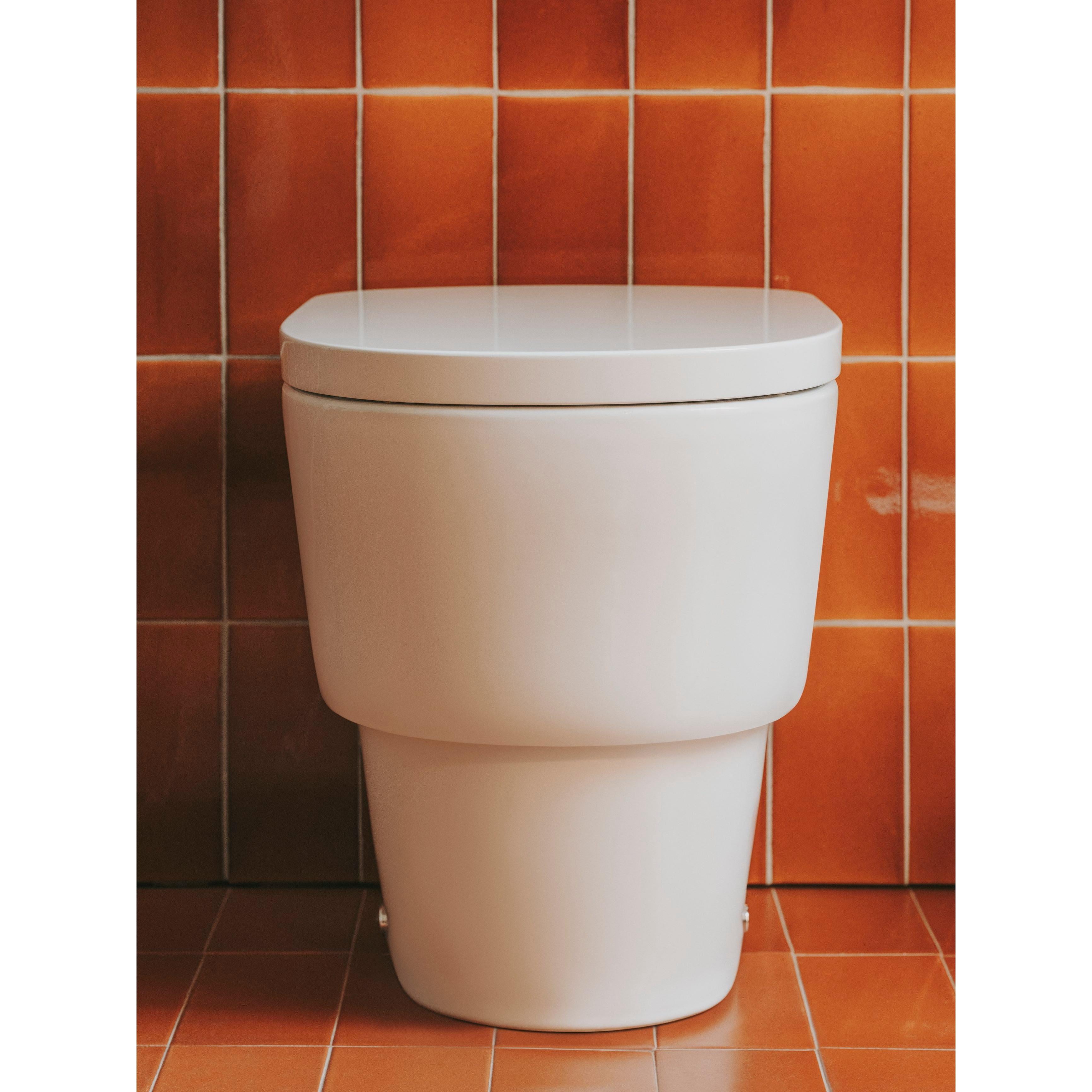 Roca - Inodoro completo Tura adosado a pared con salida dual