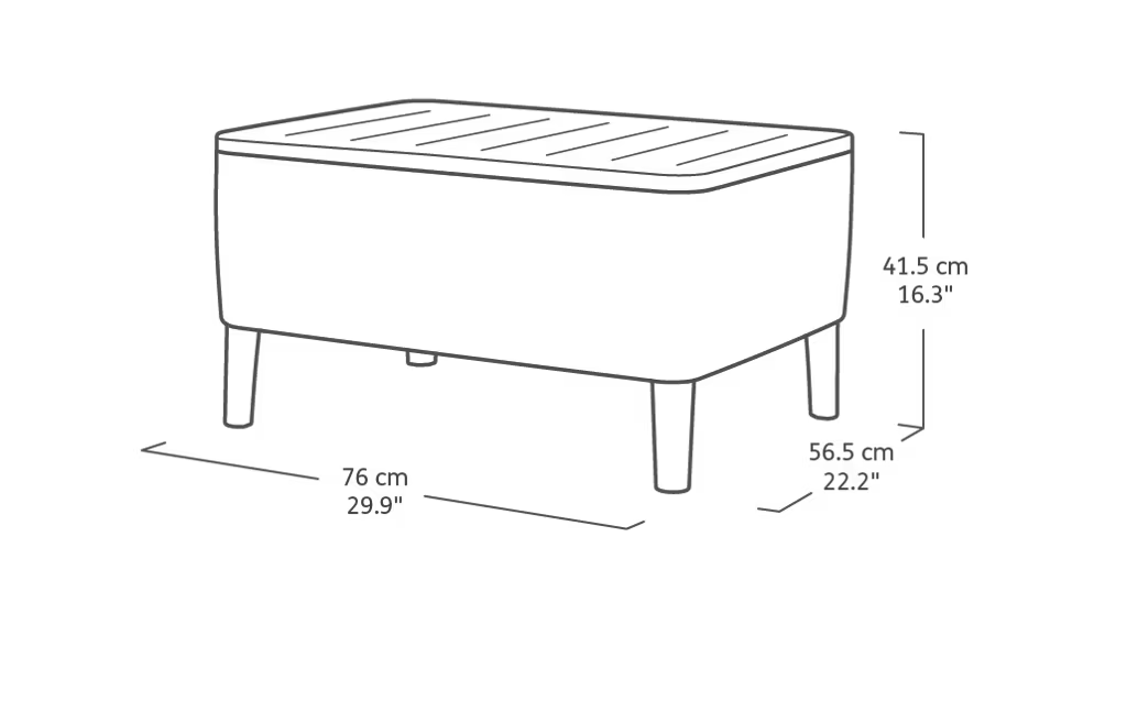 Keter - Ensemble d'extérieur Tarifa Lounge 4 places blanc