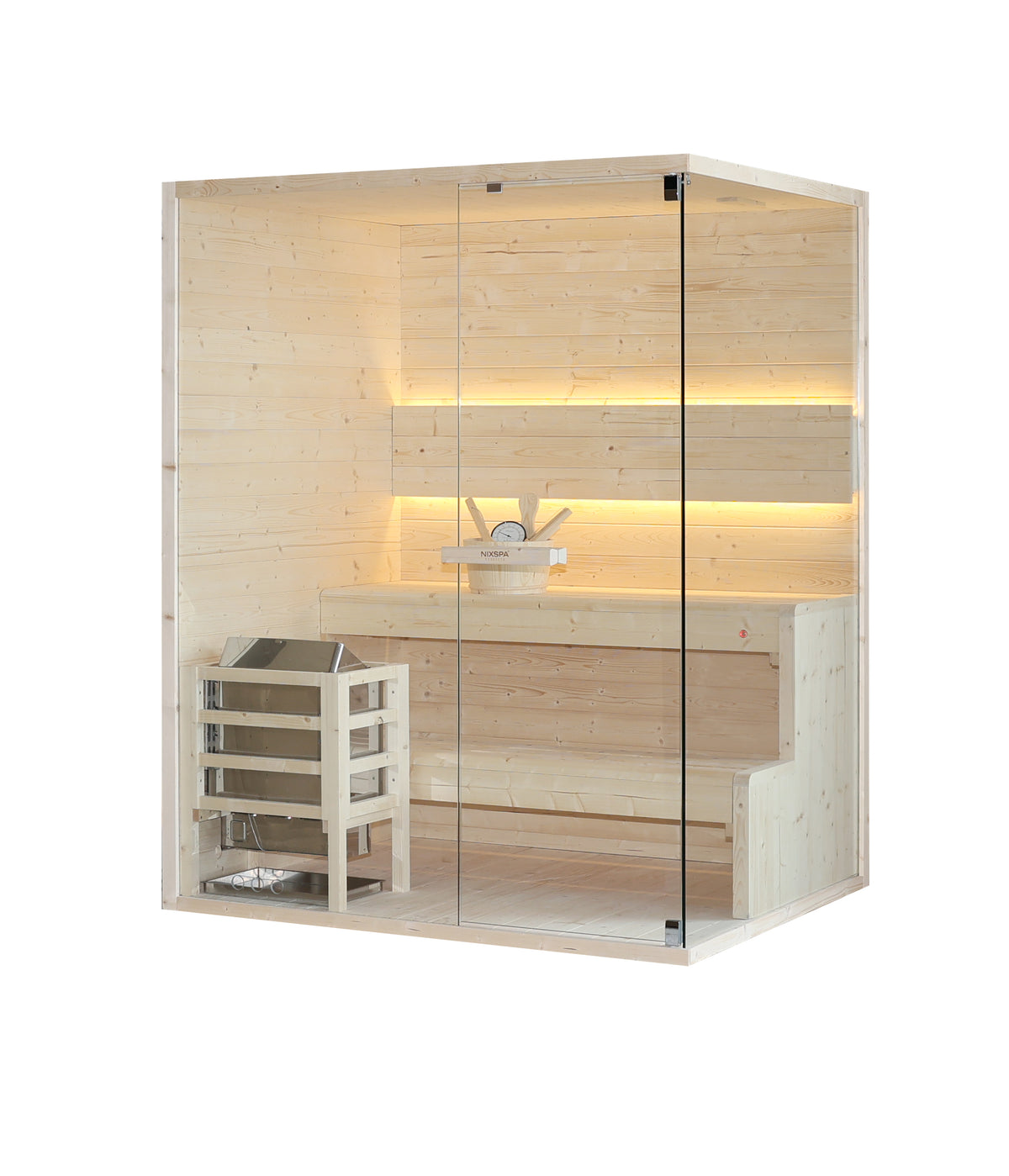 Finnische Heimsauna für 3-4 Personen