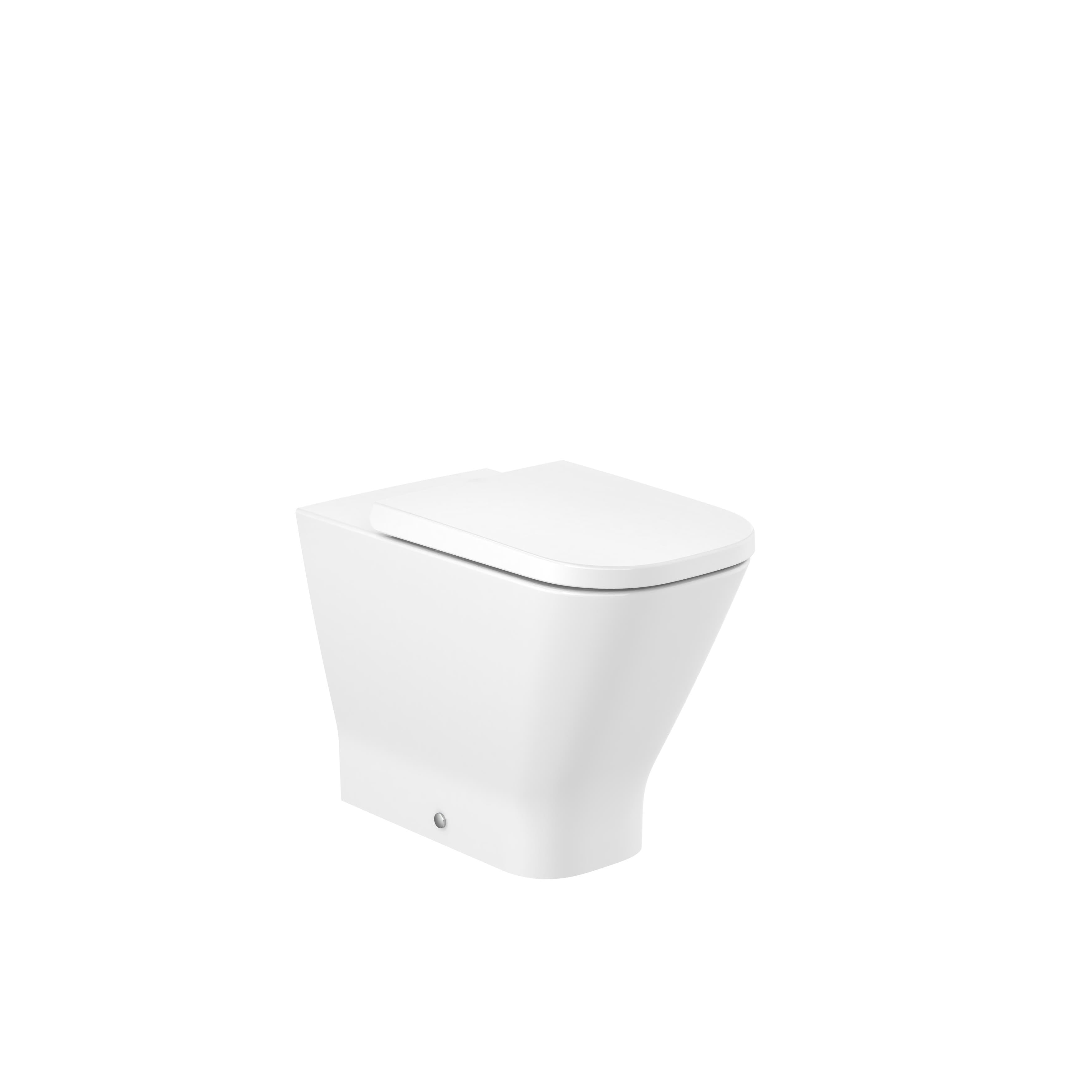 Roca - Sanita completa The Gap Square encostada à parede de altura confortável com saída dupla