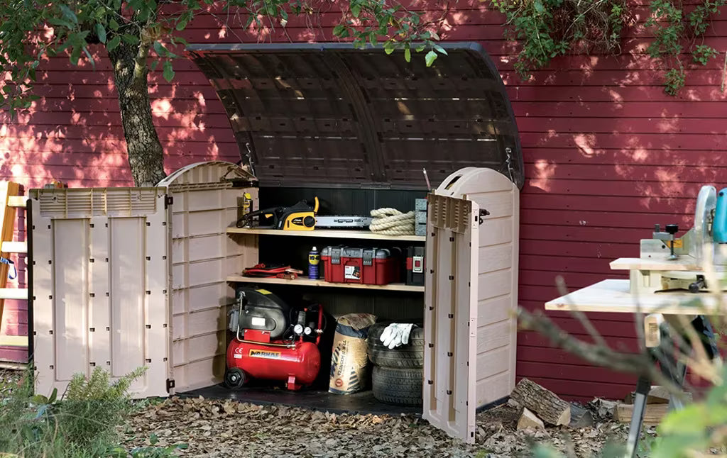 Keter - Cobertizo de exterior Store-It-Out Ultra 2000L topo/beige