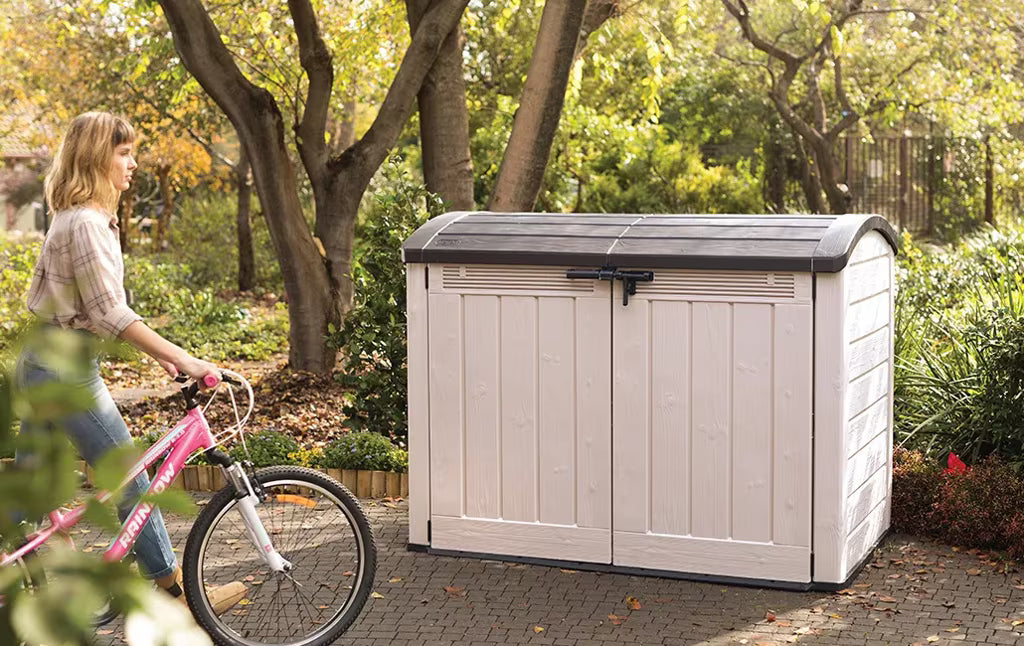 Keter - Cobertizo de exterior Store-It-Out Ultra 2000L topo/beige