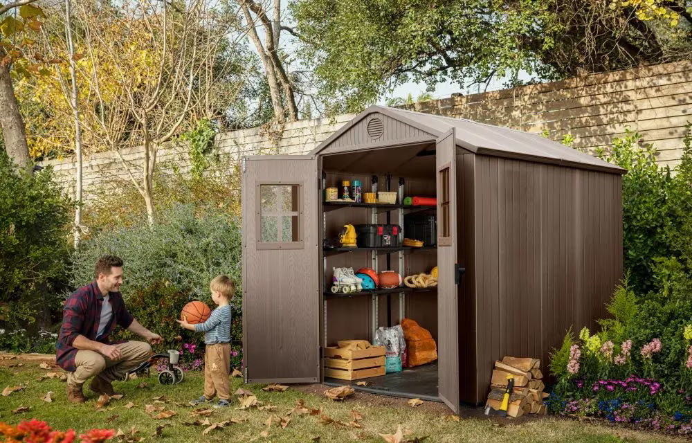 Keter - Cabane d'extérieur Darwin 6x8 marron