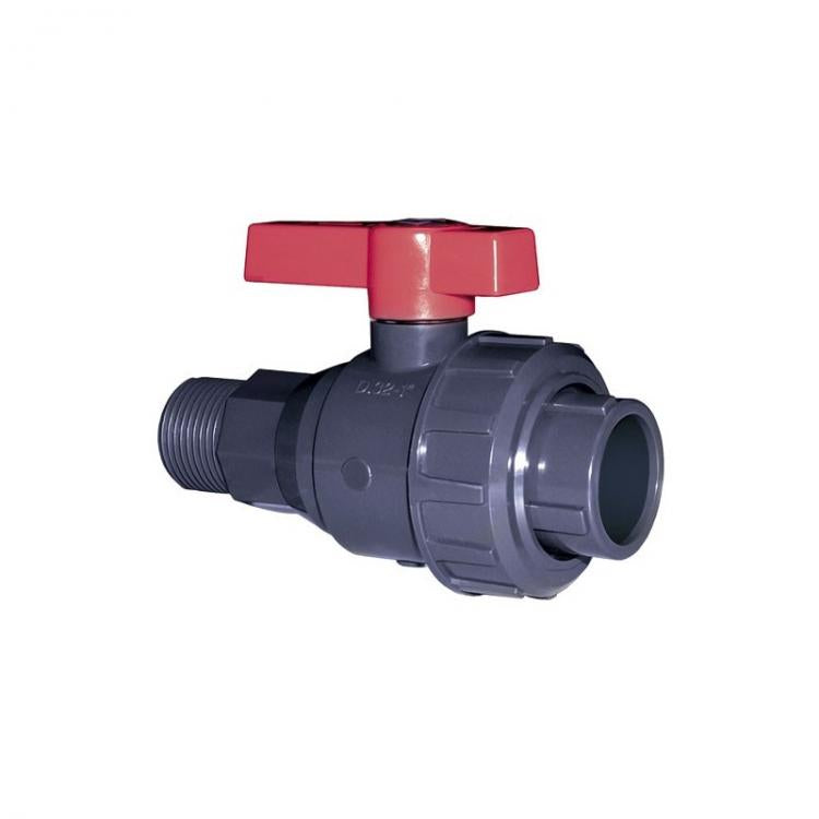 Boll Valve UniBlock PVC PE-EPDM machista e Encolar