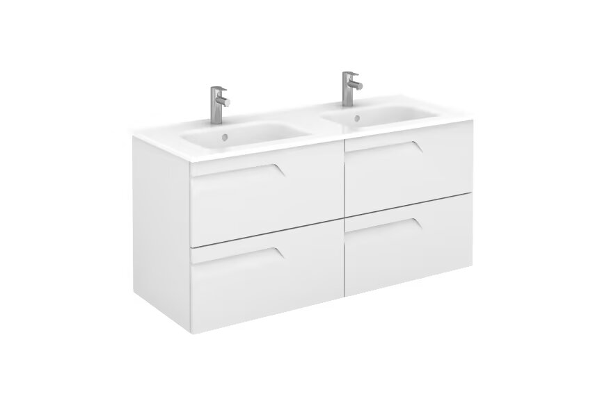 Bath furniture set Vitale Royo 120 cm with 4 drawers, suspended