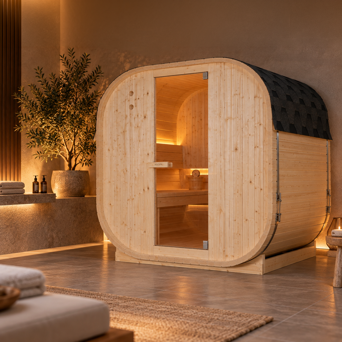 Sauna Exterior Jardín 4-5 Personas