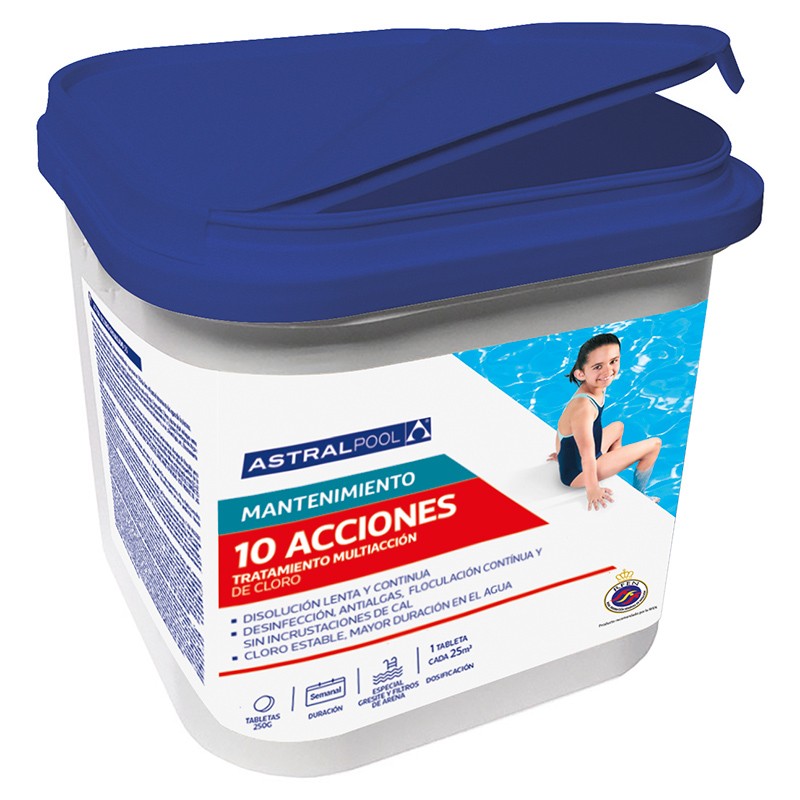 Astralpool - Action multi -action chlorine 10 tablets