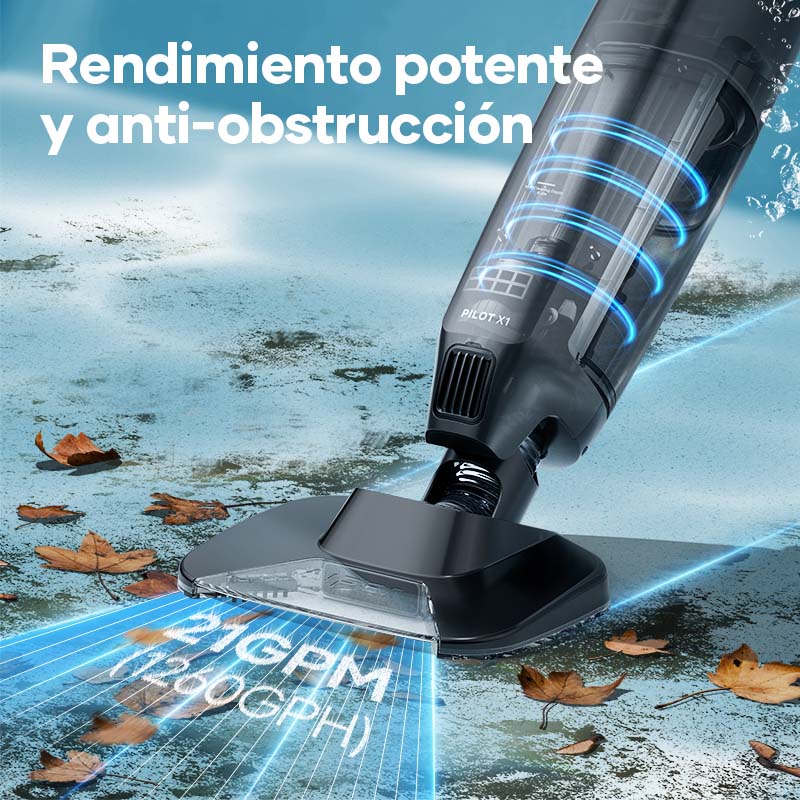 Aiper - Aspiradora de piscina de mano Pilot X1 - BricoandPool