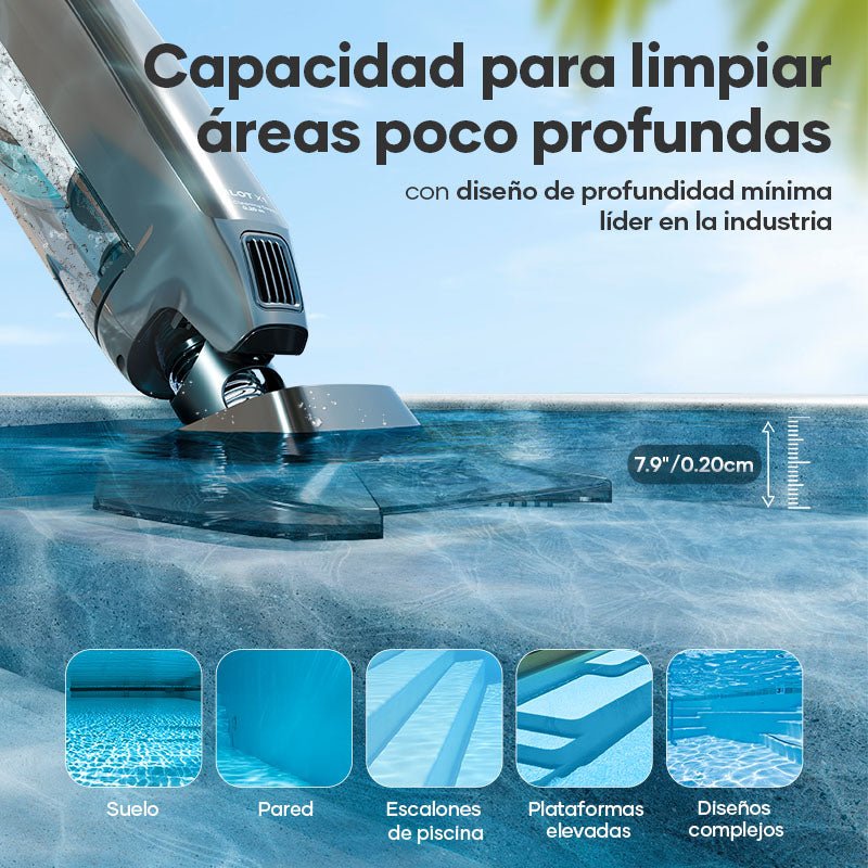 Aiper - Aspiradora de piscina de mano Pilot X1 - BricoandPool