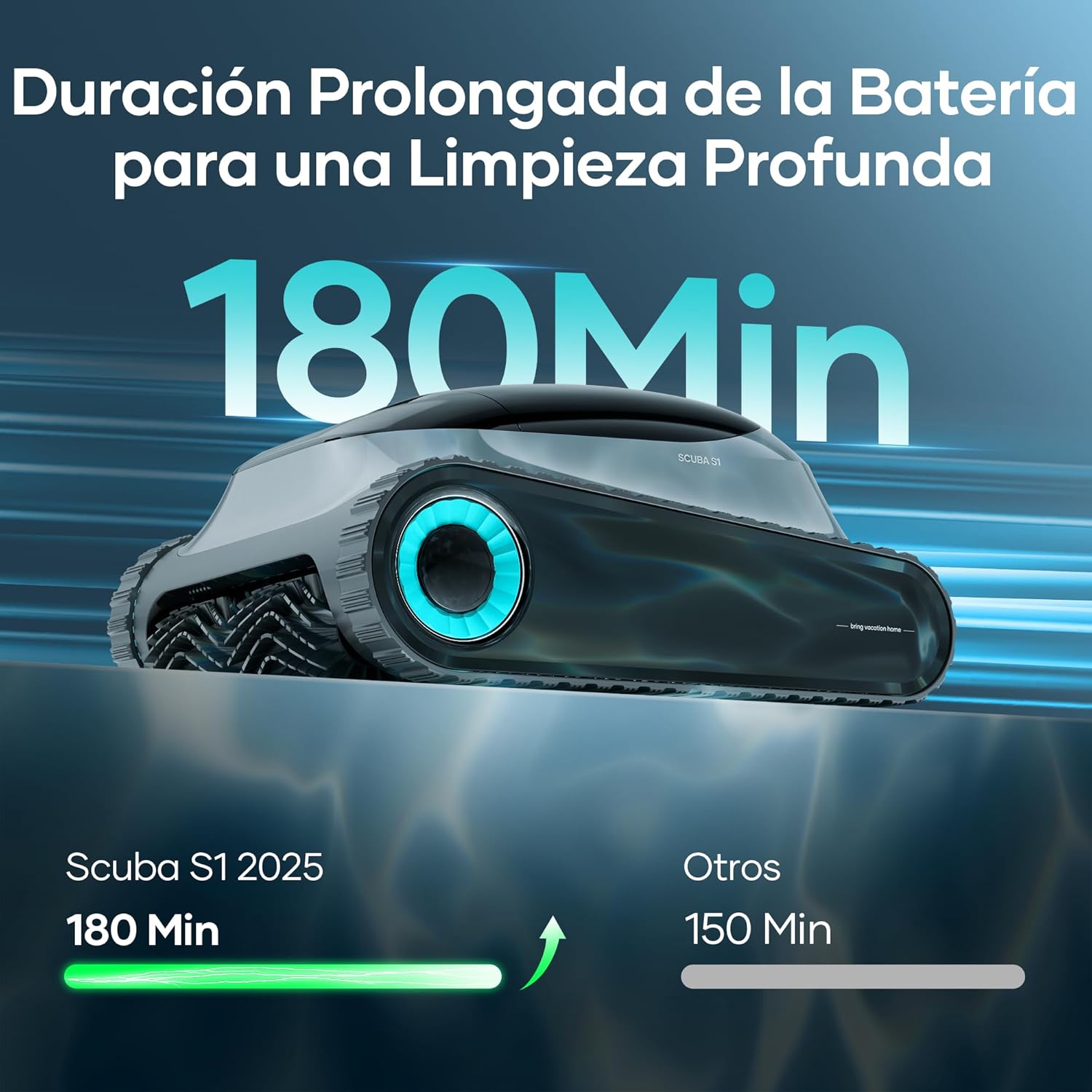 Aiper Scuba S1 2025 Robot Limpiafondos de piscina de batería sin cable - BricoandPool