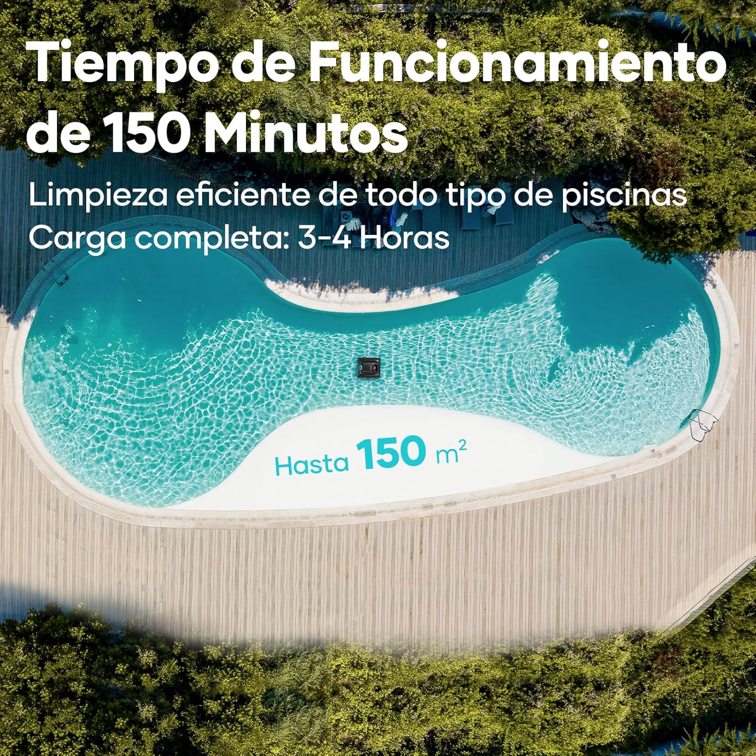 Aiper Scuba S1 Robot Limpiafondos de piscina de batería sin cable - BricoandPool