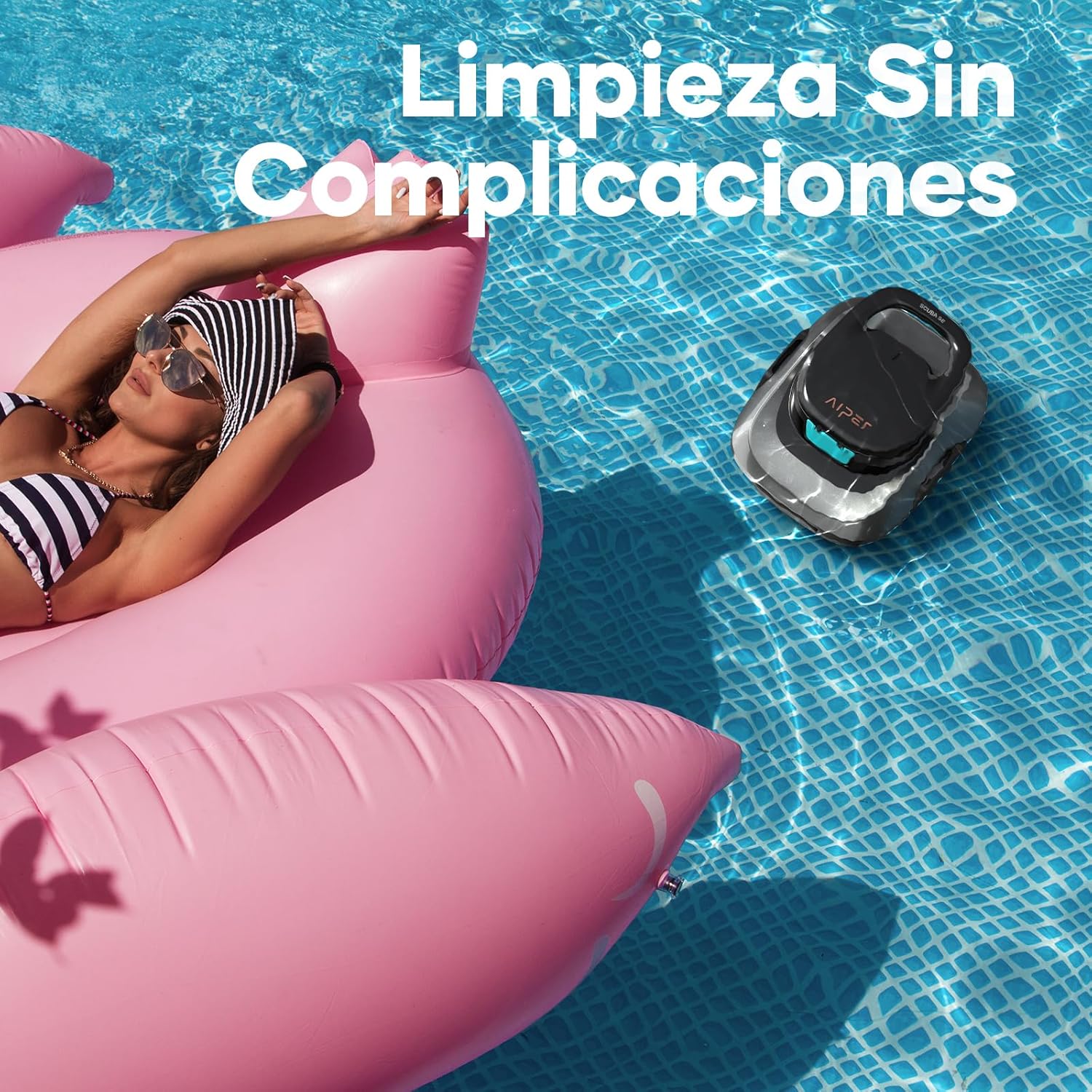 Aiper Scuba SE Robot Limpiafondos de piscina de batería sin cable - BricoandPool