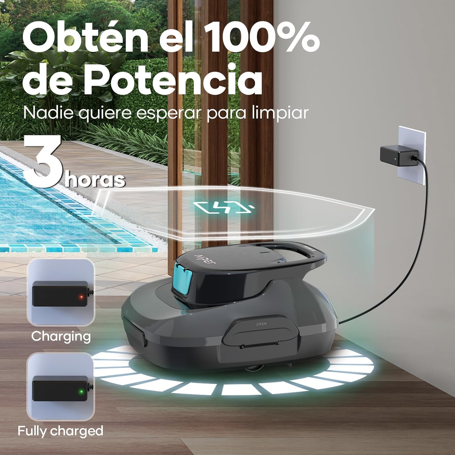 Aiper Scuba SE Robot Limpiafondos de piscina de batería sin cable - BricoandPool