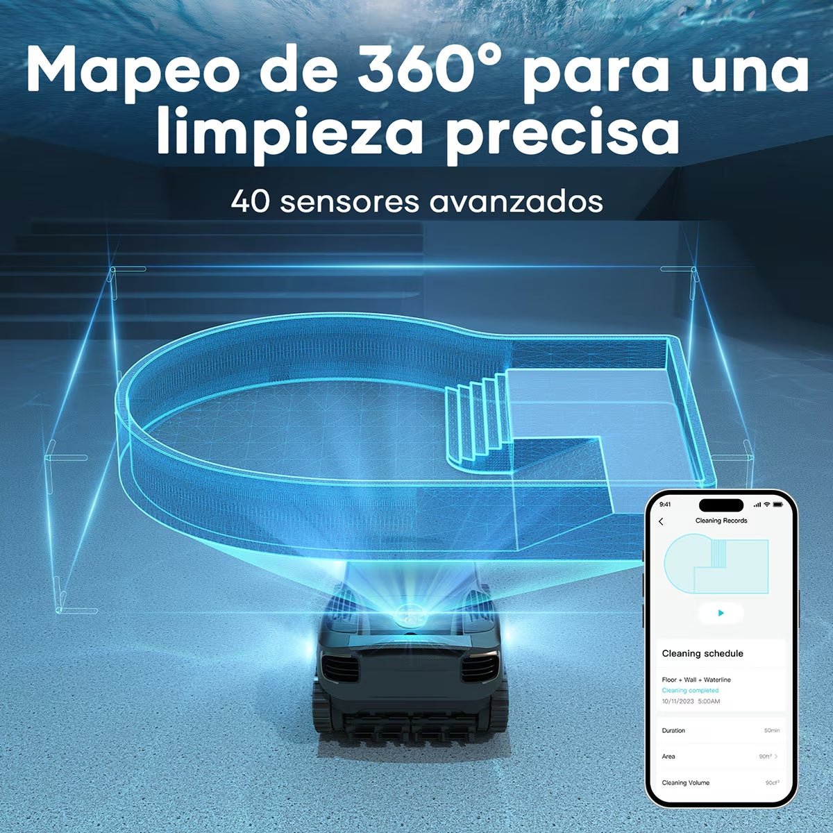 Aiper X1 Pro Max Robot Limpiafondos de piscina de batería sin cable - BricoandPool