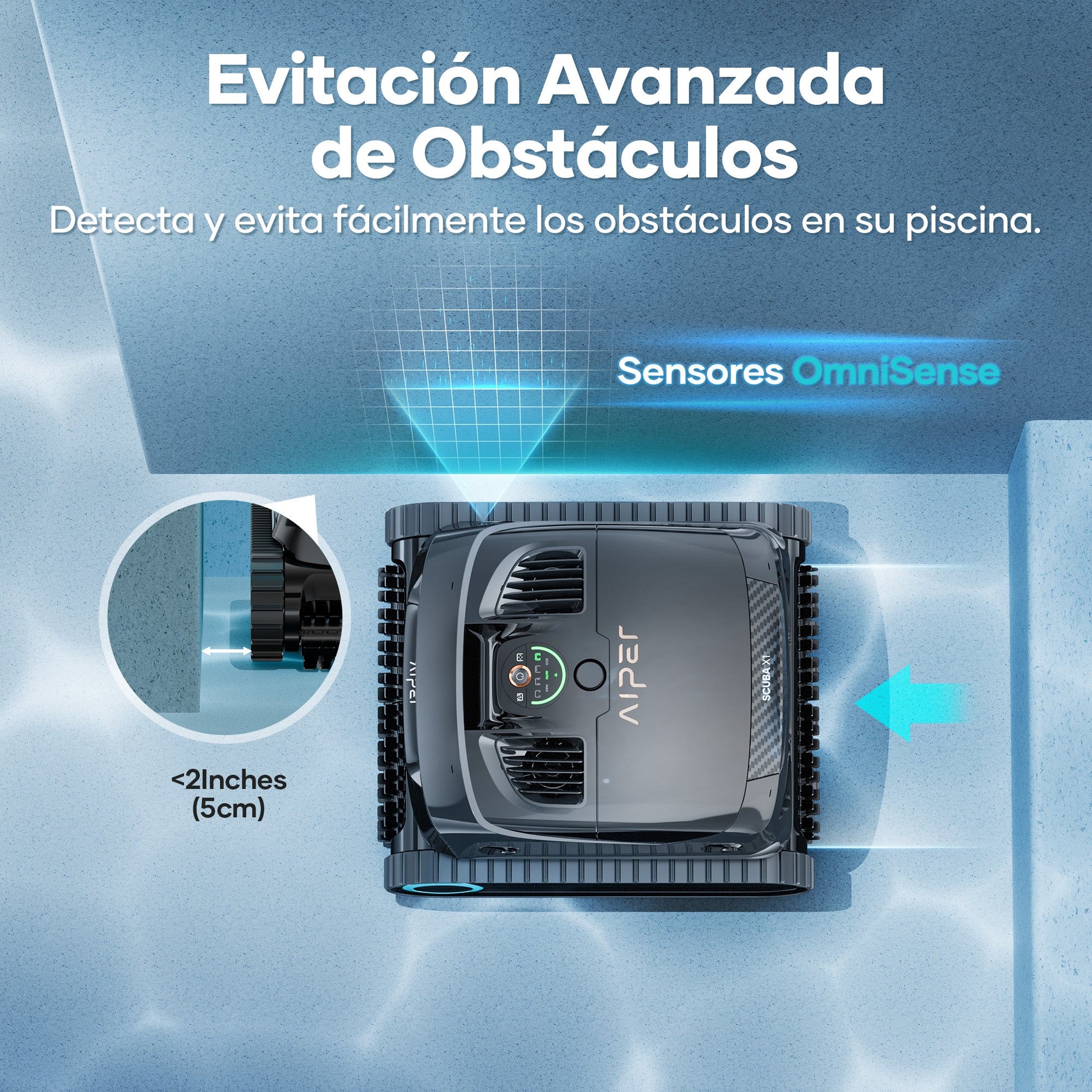 Aiper X1 Pro Robot Limpiafondos de piscina de batería sin cable - BricoandPool