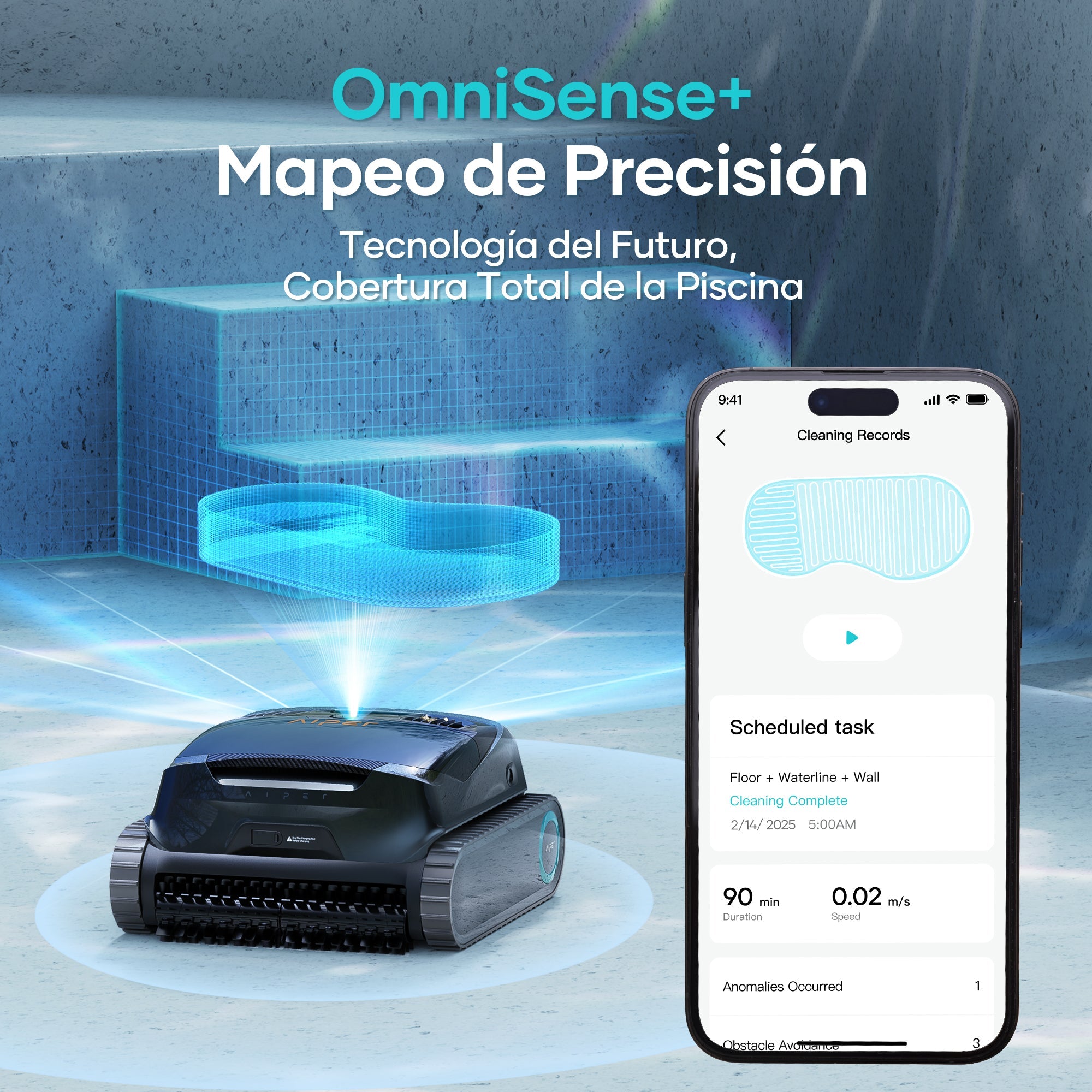 Aiper X1 Pro Robot Limpiafondos de piscina de batería sin cable - BricoandPool