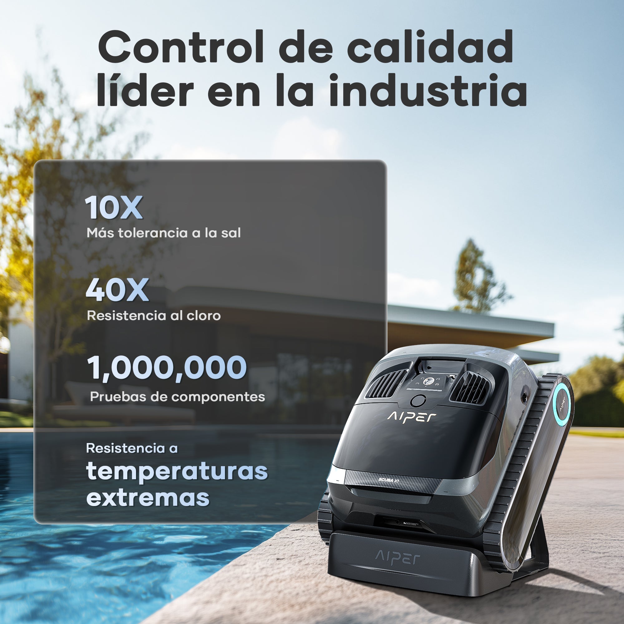 Aiper X1 Robot Limpiafondos de piscina de batería sin cable - BricoandPool