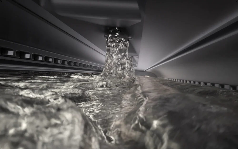 2. Pulveriza através de 24 bicos