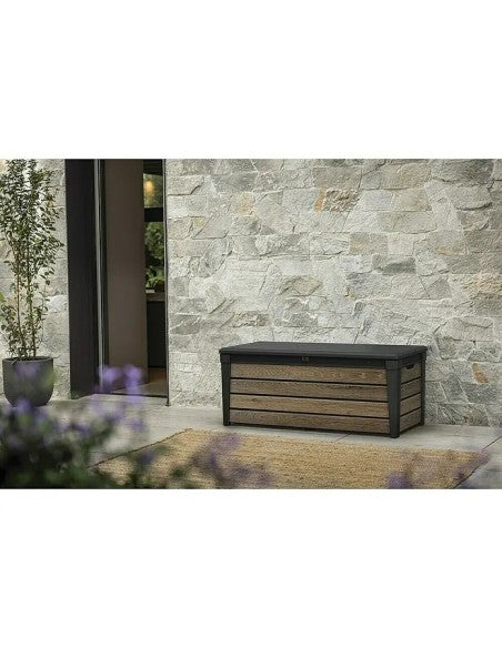 Keter - Baule da esterno 120G Deco marrone