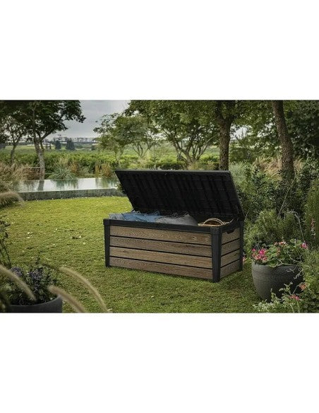 Keter - Baule da esterno 120G Deco marrone