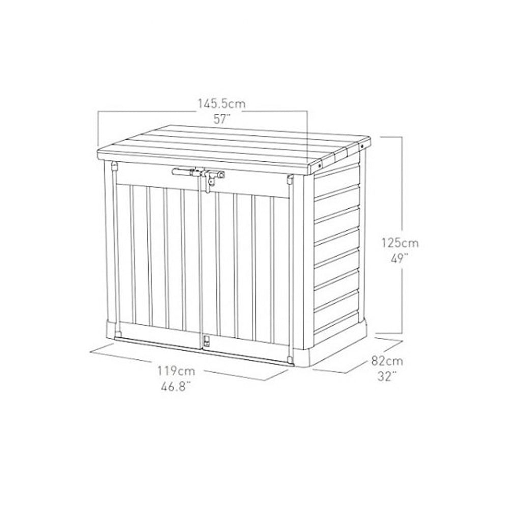Armario de jardín Store It Out Max - BricoandPool