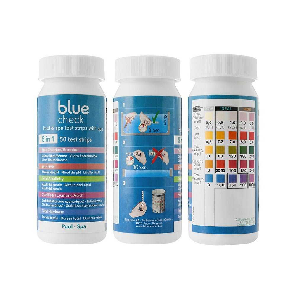Astralpool - Blue Check tiras analíticas 5en1 - BricoandPool