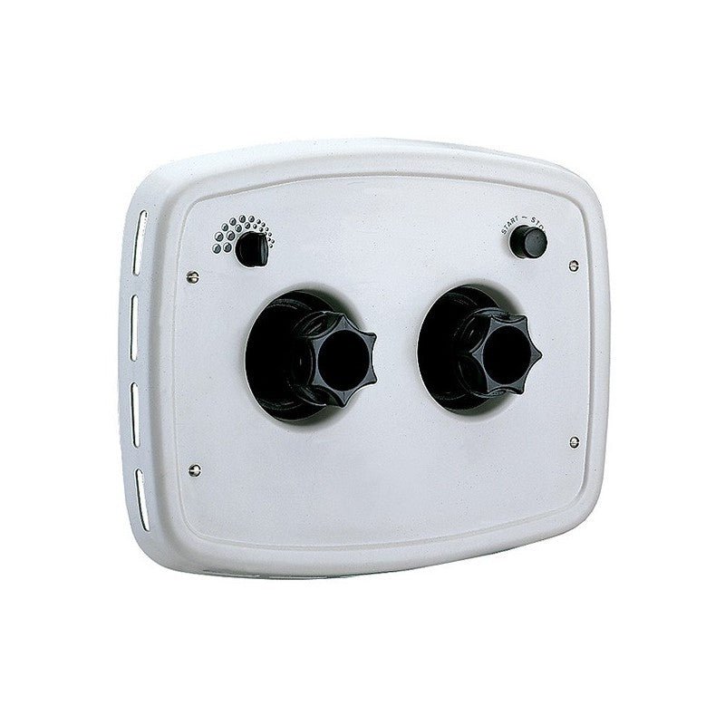 AstralPool - Boquilla Doble Nado Contracorriente Plástico Blanco Rectangular - BricoandPool