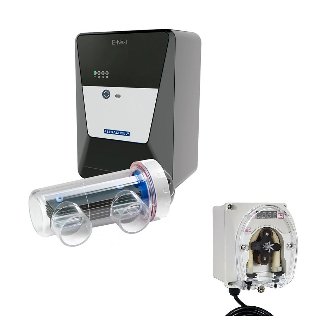 Astralpool - Clorador salino E - Next + Bomba Peristáltica CTX - BricoandPool