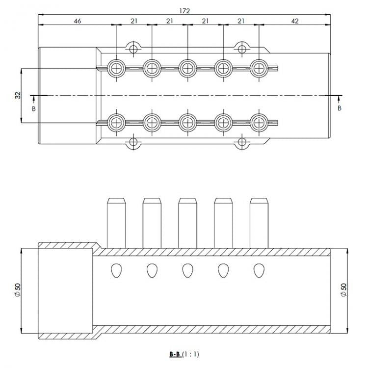 AstralPool - Colector de Agua Spa 10 Salidas - BricoandPool