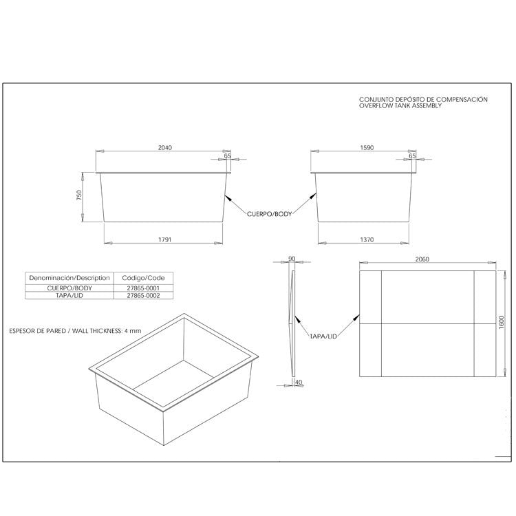 AstralPool - Depósito de Compensación Poliéster para Spa - BricoandPool