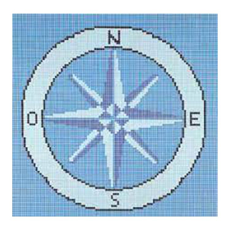 AstralPool - Dibujo Gresite Rosa de los Vientos 2670 x 2670 mm - BricoandPool