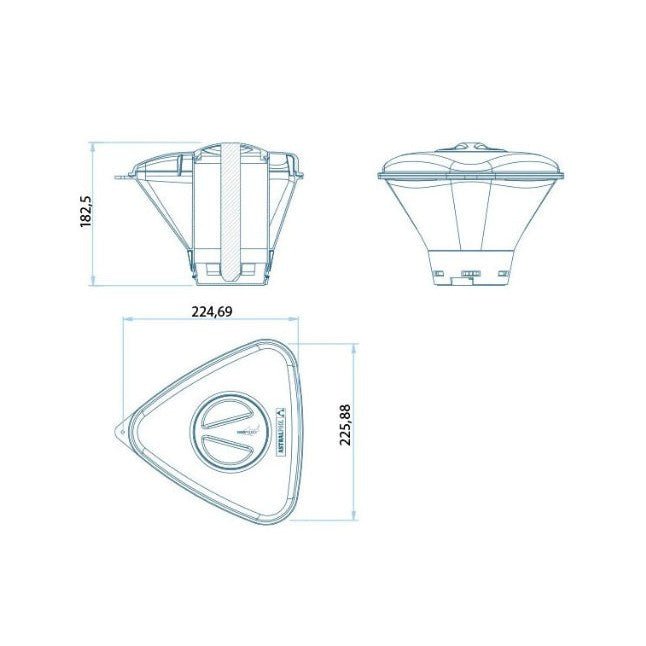 Astralpool - Dosificador de cloro flotante Shark para piscina - BricoandPool