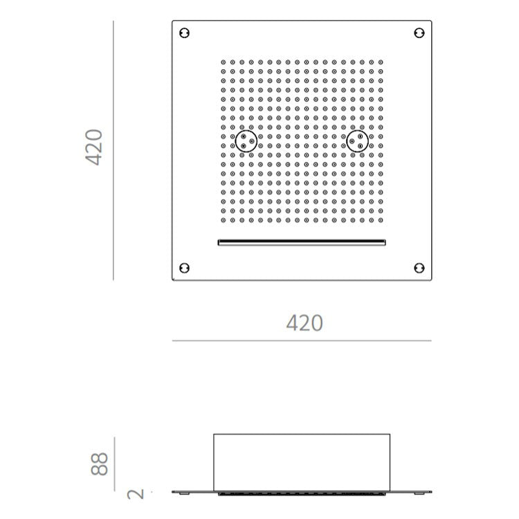 AstralPool - Ducha Infinity Nude - BricoandPool