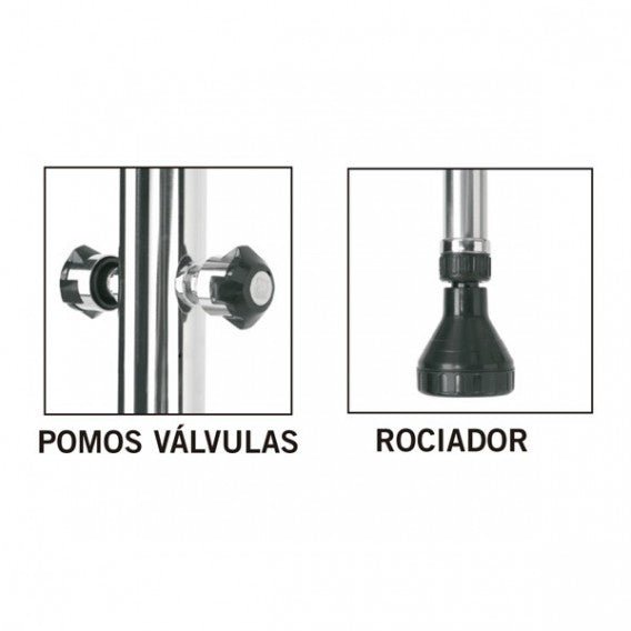 Astralpool - Ducha piscina con 2 rociadores - BricoandPool