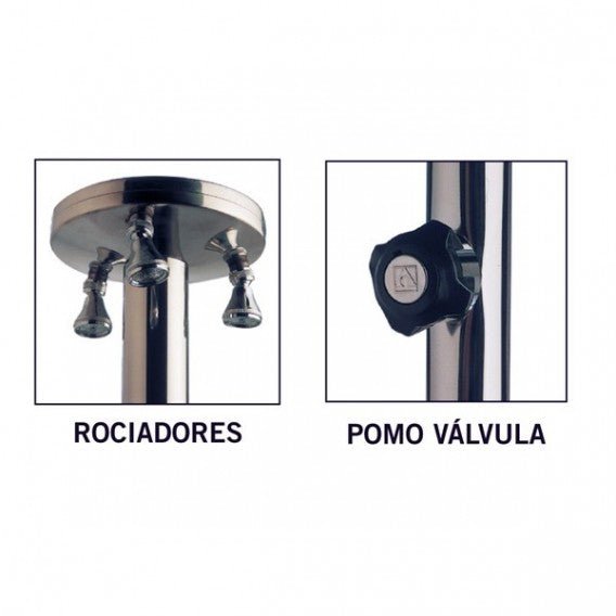 Astralpool - Ducha piscina con 3 rociadores - BricoandPool