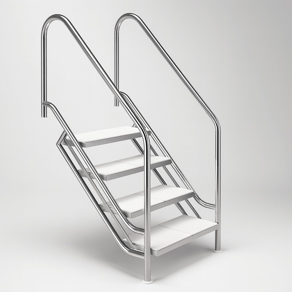 Astralpool Escalera para piscina pública 6 peldaños A - 970 - BricoandPool