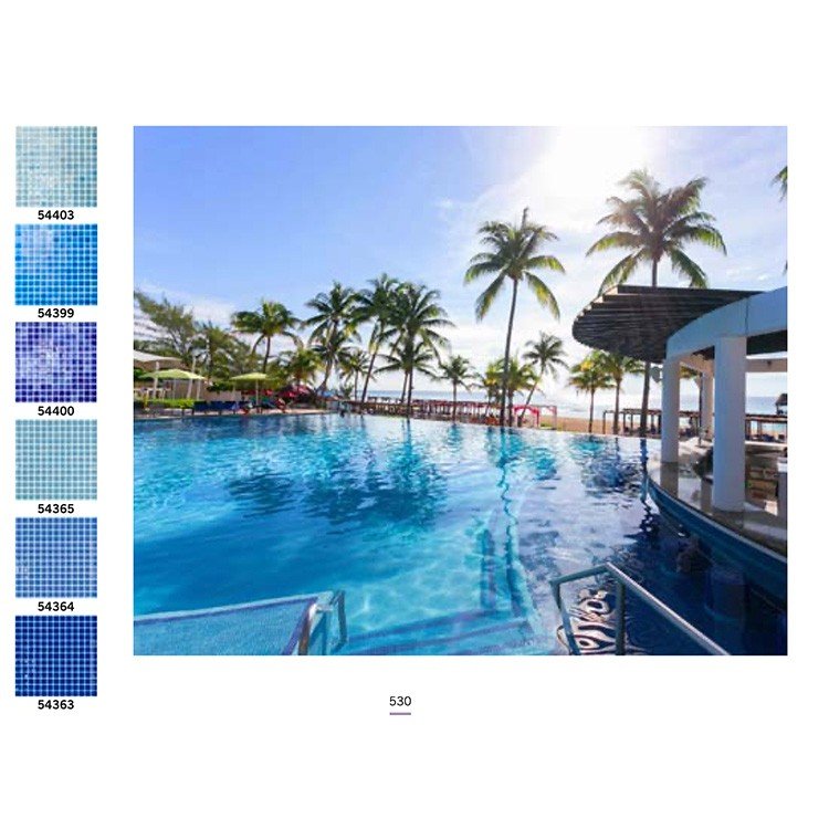 AstralPool - Gresite Azul 2,5 x 2,5 cm - BricoandPool