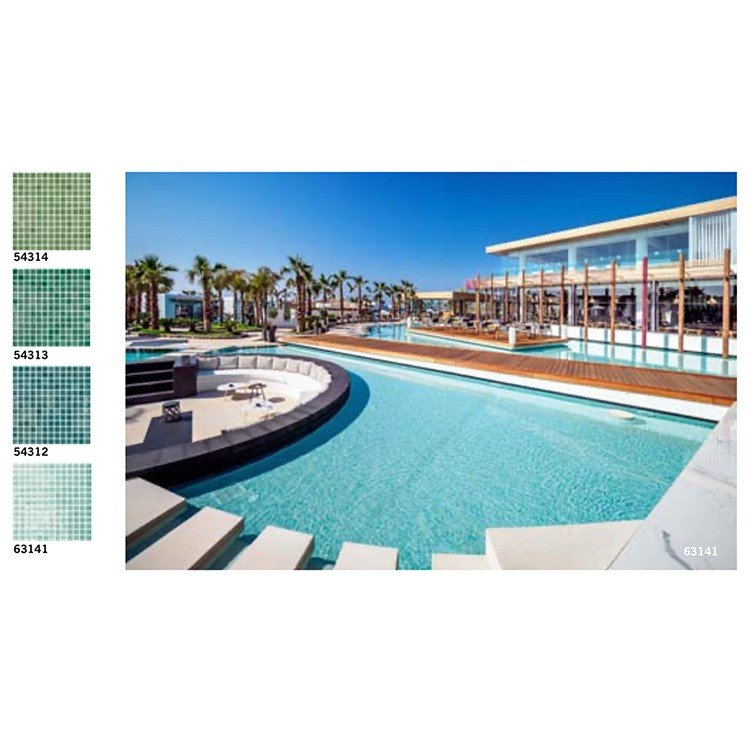 AstralPool - Gresite Efecto Laguna 2,5 x 2,5 cm - BricoandPool