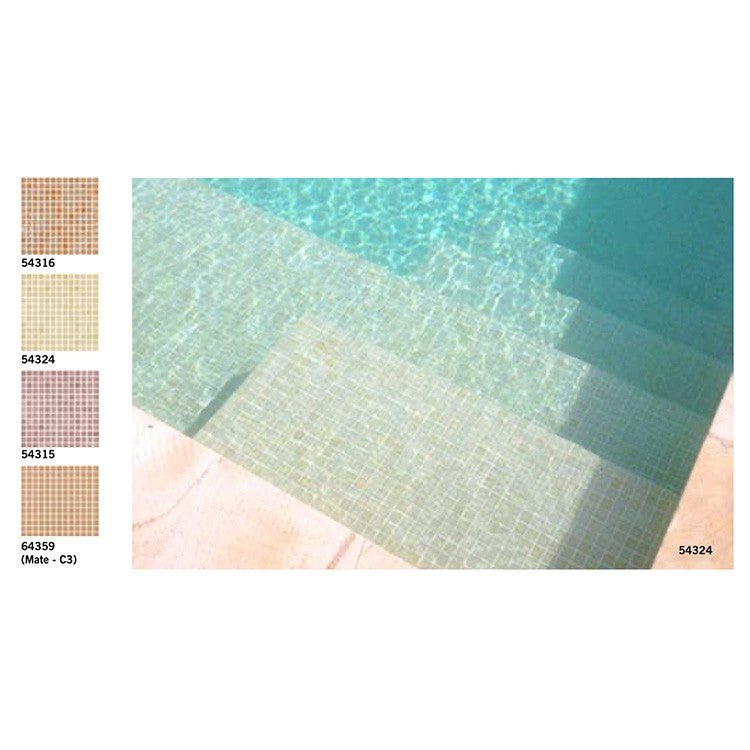 AstralPool - Gresite efecto Playa 2,5 x 2,5 cm - BricoandPool