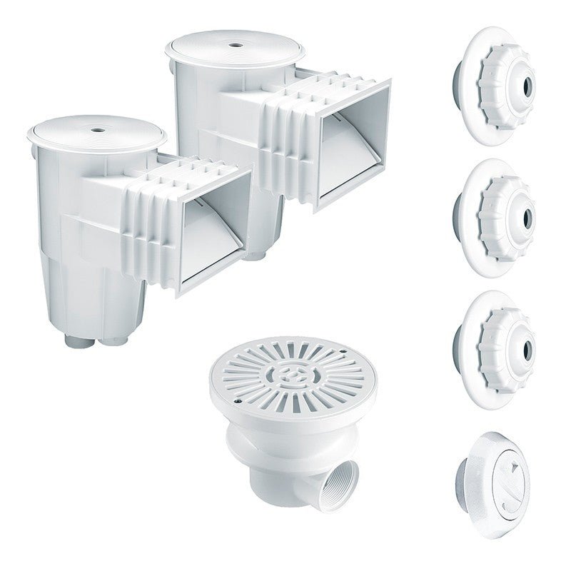 Astralpool - Kit de empotrar piscina hormigón 56301C (Cuadrado) - BricoandPool