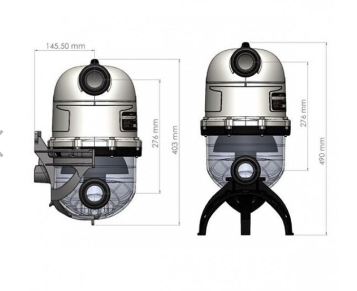 AstralPool - Prefiltro hidrociclónico Hydrospin Compact - BricoandPool