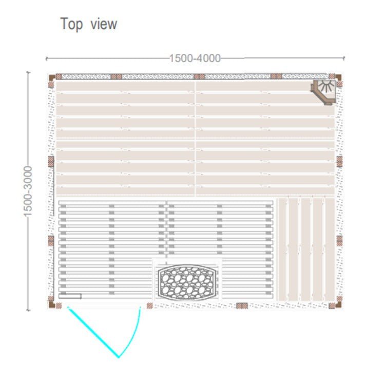AstralPool - Sauna interior Classic Select - BricoandPool